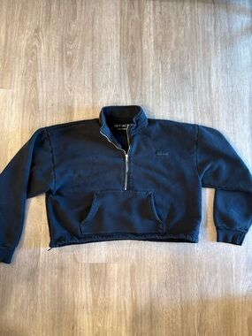 SET Active Womens Half-Zip Pullover Black